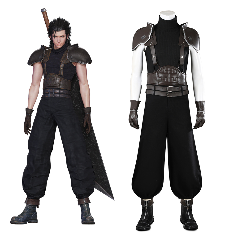 Men'S Shoes For Suits - Zack Fair Cosplay Kostümü FF7 Oyun
