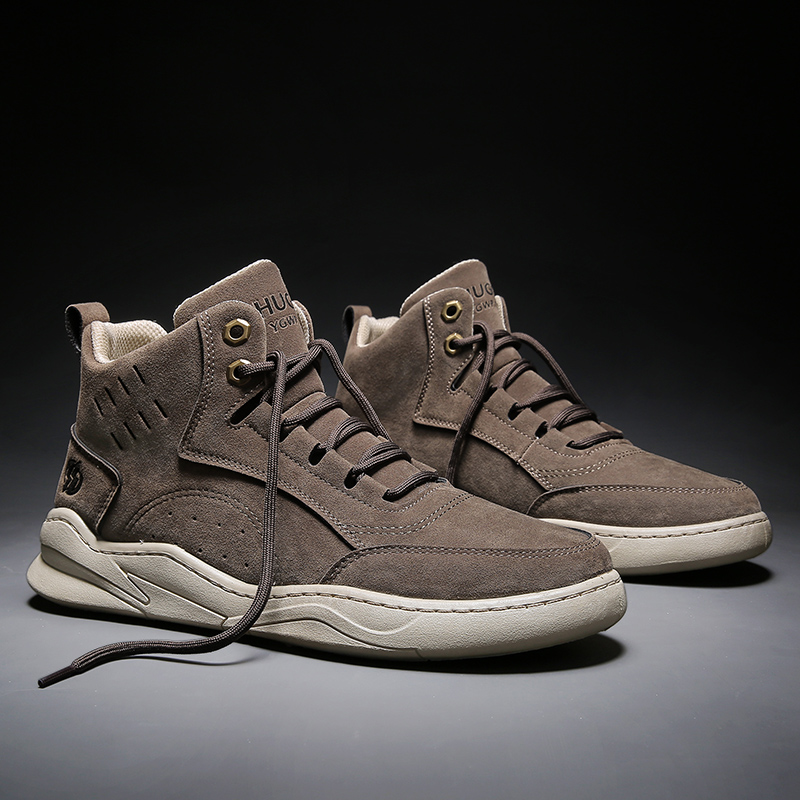 Men'S Shoes With Support - Yüksek Bilekli Erkek Botları Motosiklet Botları