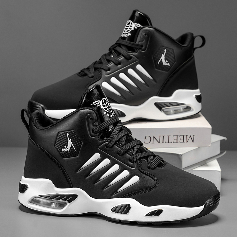 Men'S Shoes That Make You Taller - Erkek Yüksek Bilekli Basketbol Ayakkabıları, Maksimum