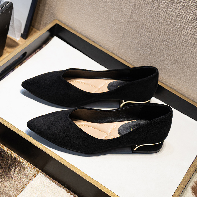 Kadın Sivri Burunlu Sade Kalın - Dress Shoe Pointed incelemesi ve fiyatı