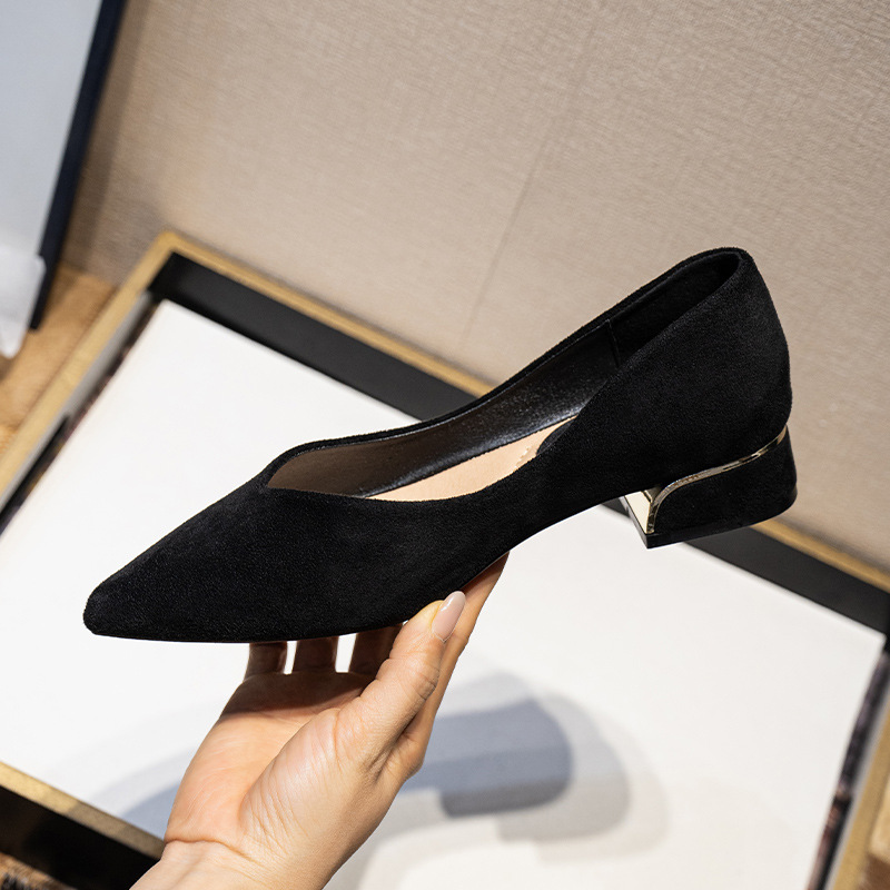 Kadın Sivri Burunlu Sade Kalın - Dress Shoe Pointed incelemesi ve fiyatı