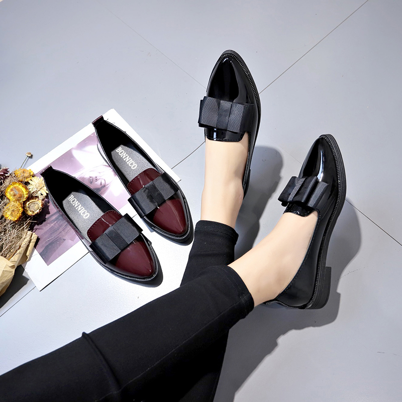Siyah/Şarap Kırmızısı Rugan De - Dress Shoe Pointed incelemesi ve fiyatı