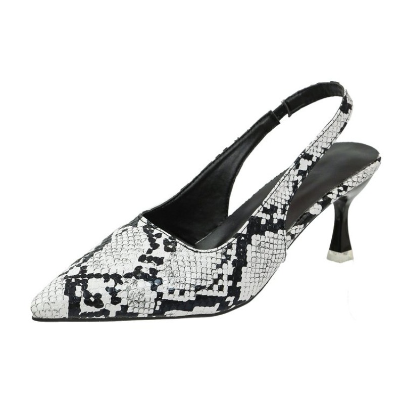 Slingback Yılan Derisi Stilett - Dress Shoe Pointed incelemesi ve fiyatı