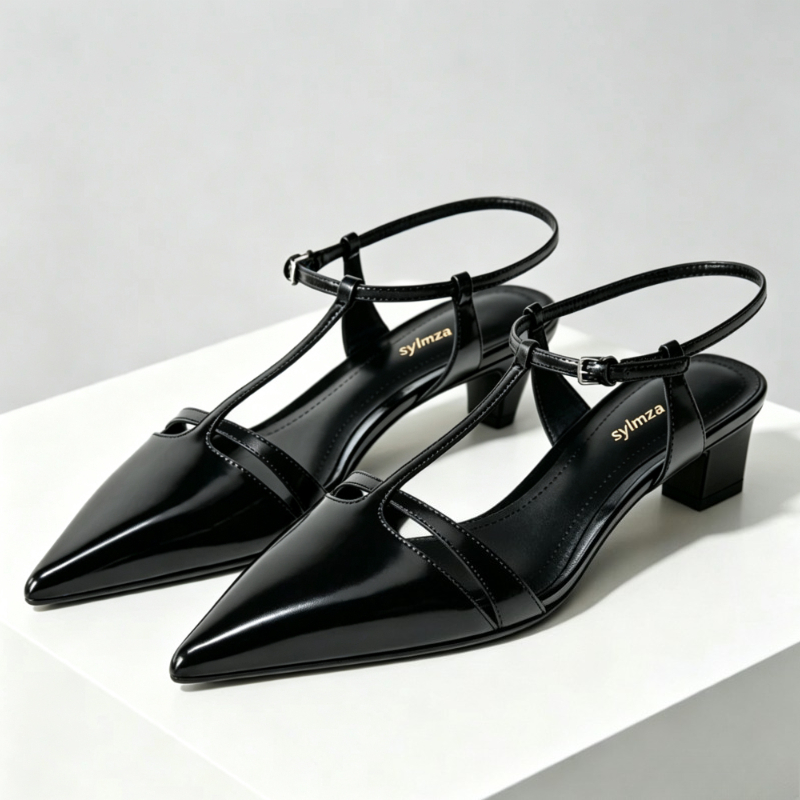 Patent Deri Kitten Topuklu Kad - Dress Shoe Pointed incelemesi ve fiyatı