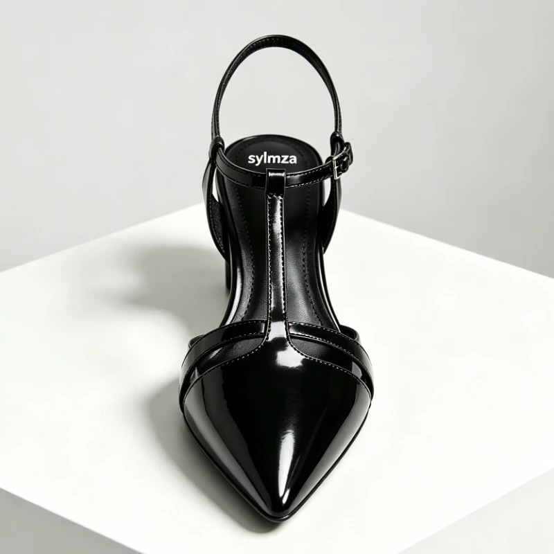 Patent Deri Kitten Topuklu Kad - Dress Shoe Pointed incelemesi ve fiyatı
