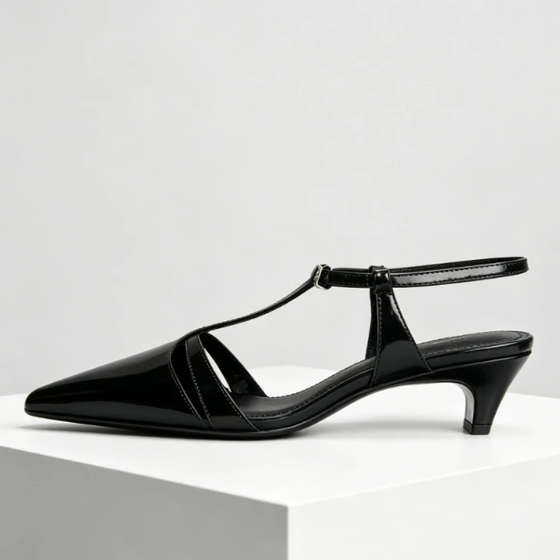 Patent Deri Kitten Topuklu Kad - Dress Shoe Pointed incelemesi ve fiyatı